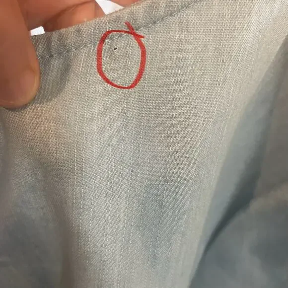 Hayden Los Angeles light blue embroidered Shift Dress size medium - Picture 8 of 16